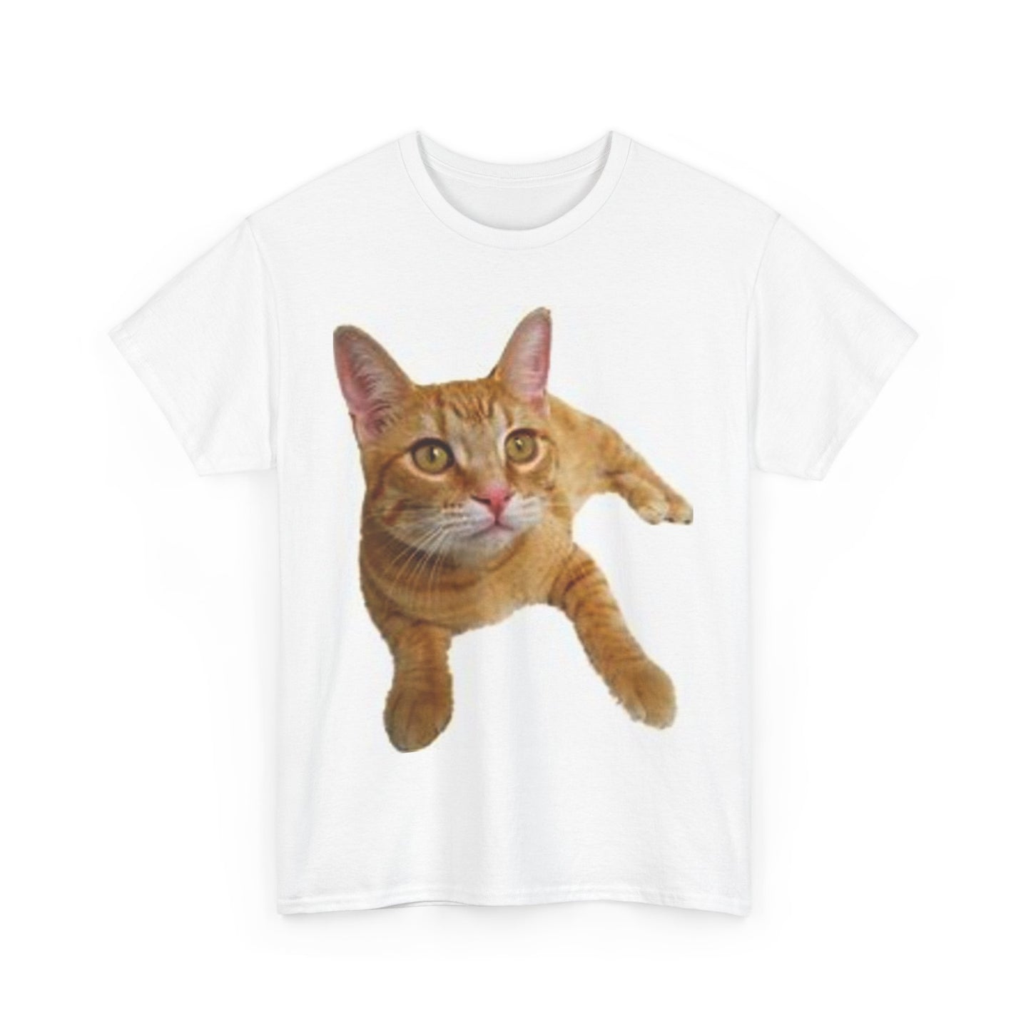 Cat Graphic Tee | Unisex Heavy Cotton T-Shirt, Cute Cat Lover Gift, Casual Cat Apparel, Pet Parent Top, Fun Animal Shirt