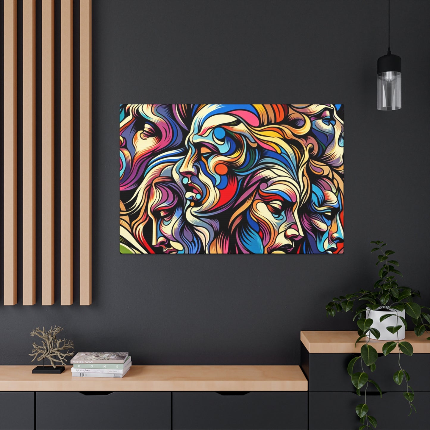 Silent Faces - Canvas