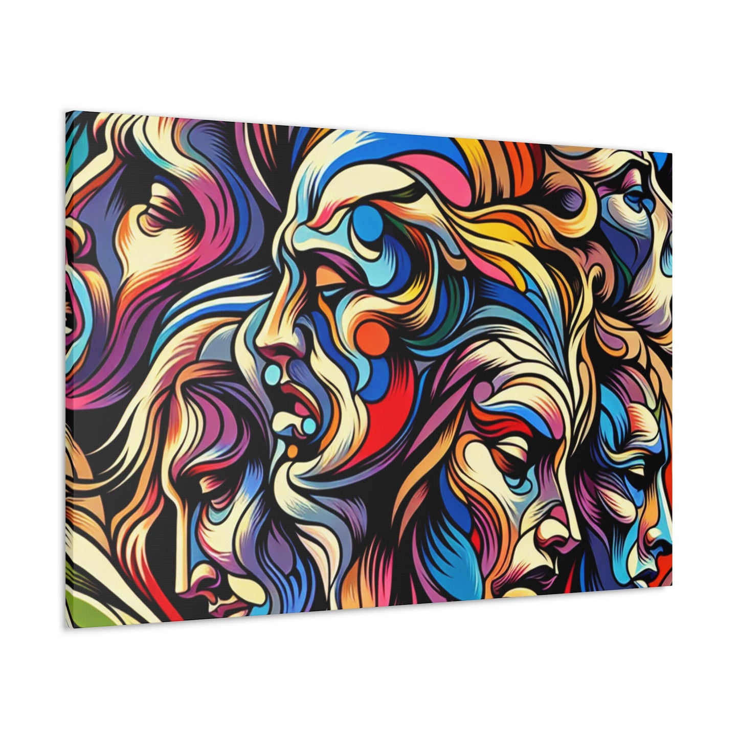 Silent Faces - Canvas