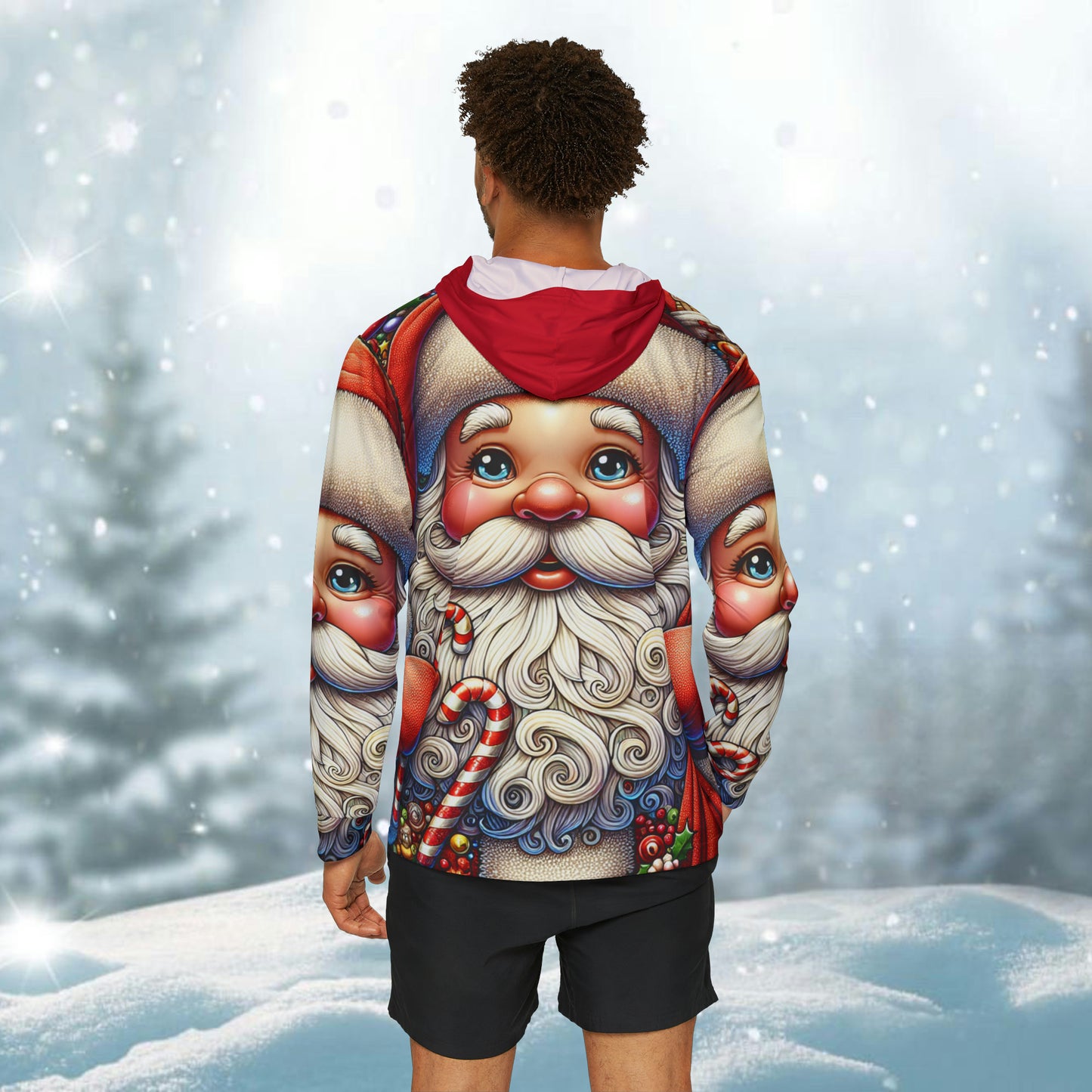 Frosty Santa. - Sports Hoddie