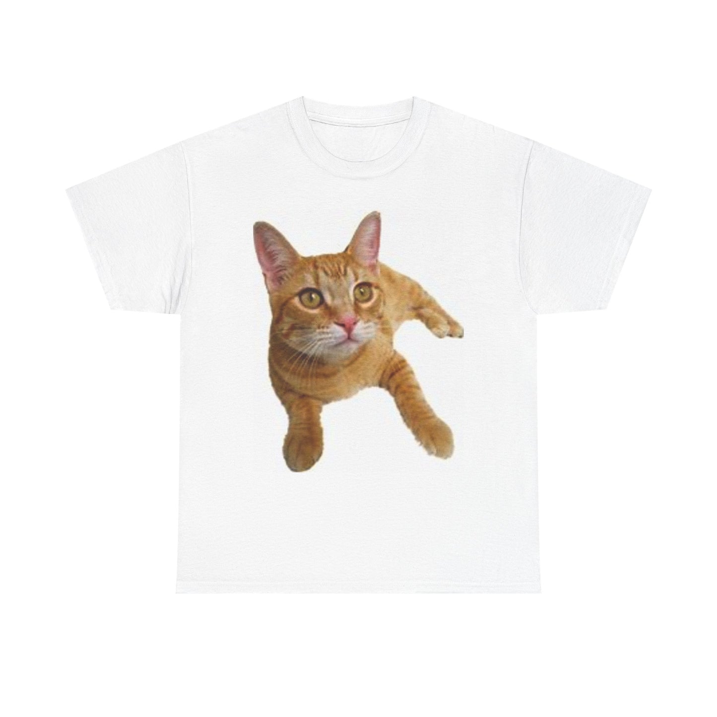 Cat Graphic Tee | Unisex Heavy Cotton T-Shirt, Cute Cat Lover Gift, Casual Cat Apparel, Pet Parent Top, Fun Animal Shirt