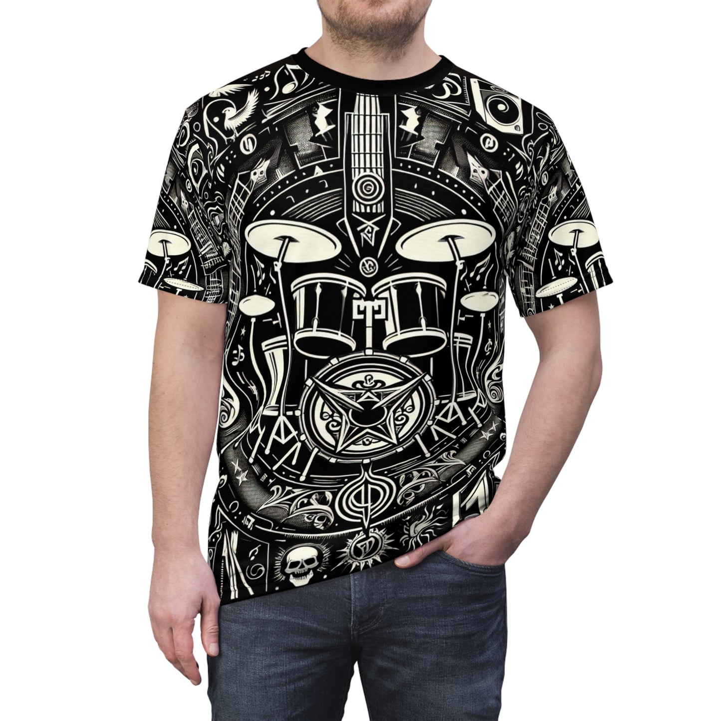 "Riffs of Rebellion: The Ultimate Rock Legend Tee" - Tee"Riffs of Rebellion: The Ultimate Rock Legend Tee" - Tee
