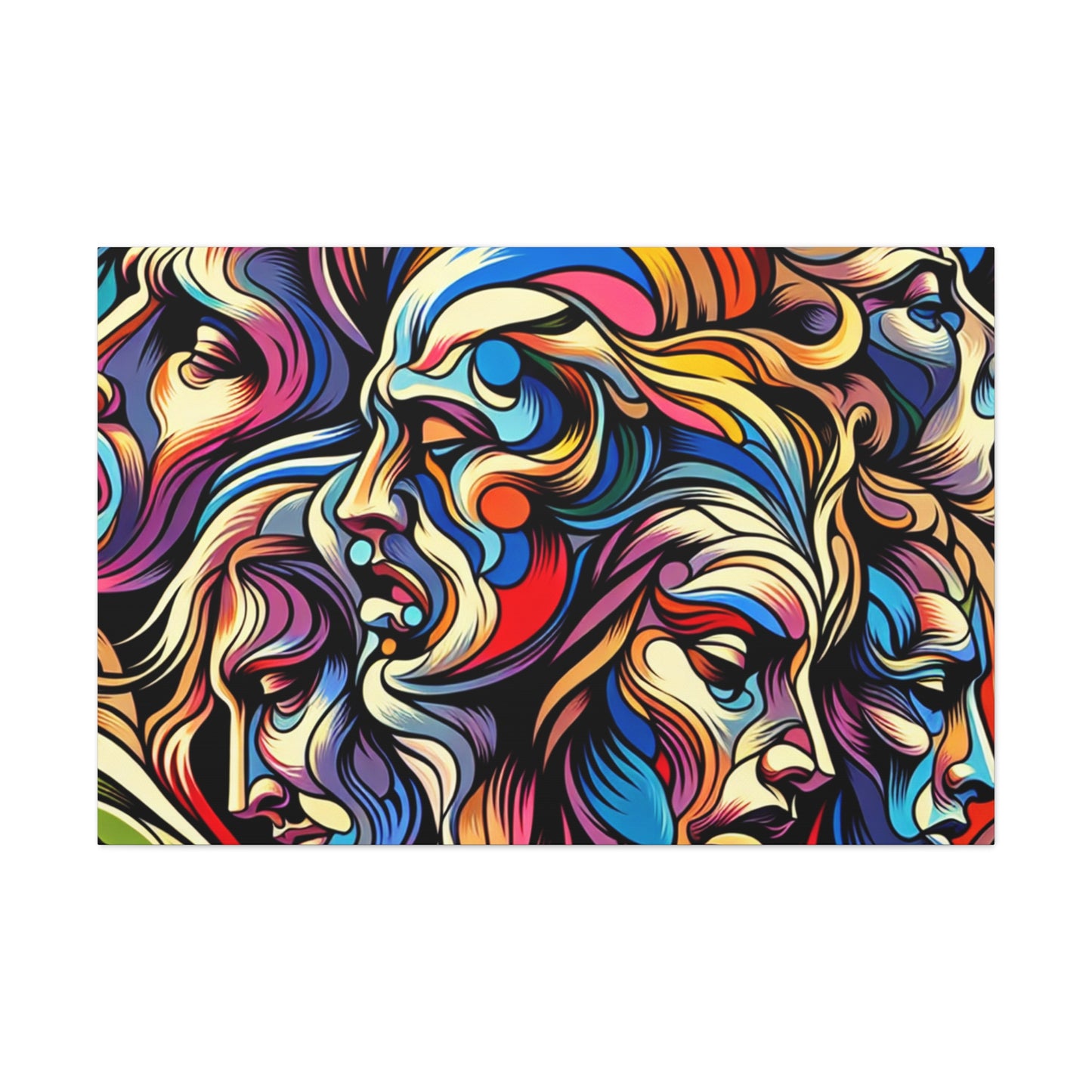Silent Faces - Canvas