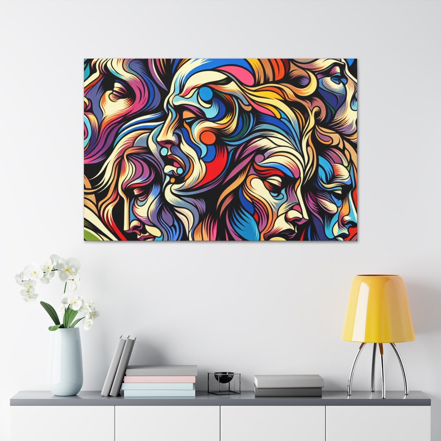 Silent Faces - Canvas