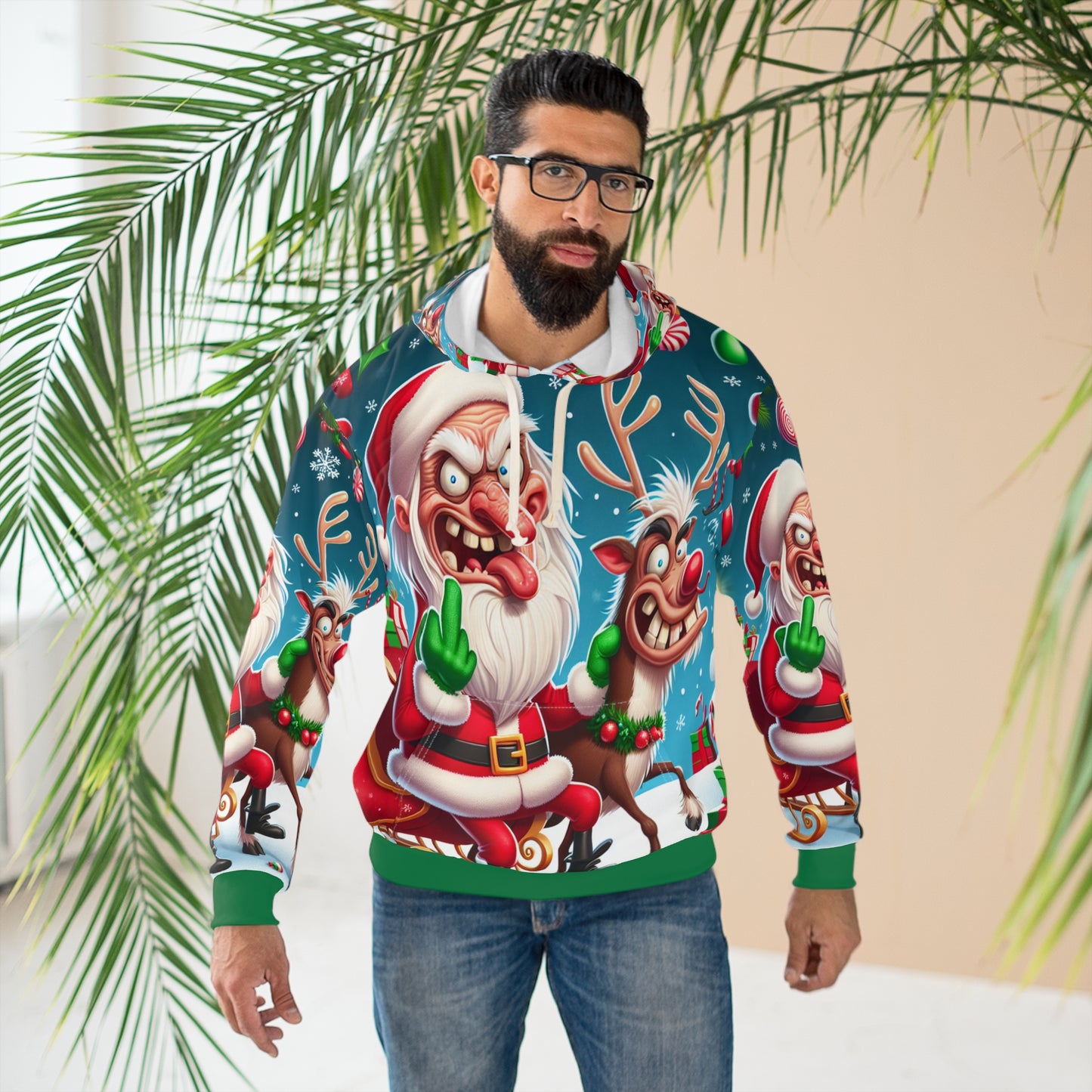Ugly Santa. - Hoddie