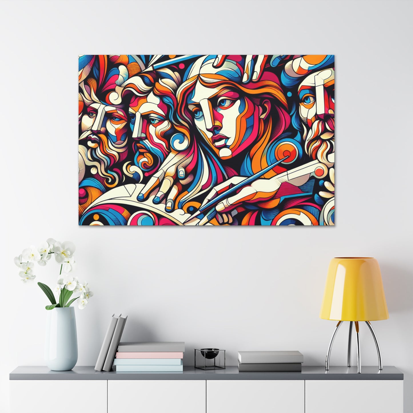Abstract Protectors - Canvas