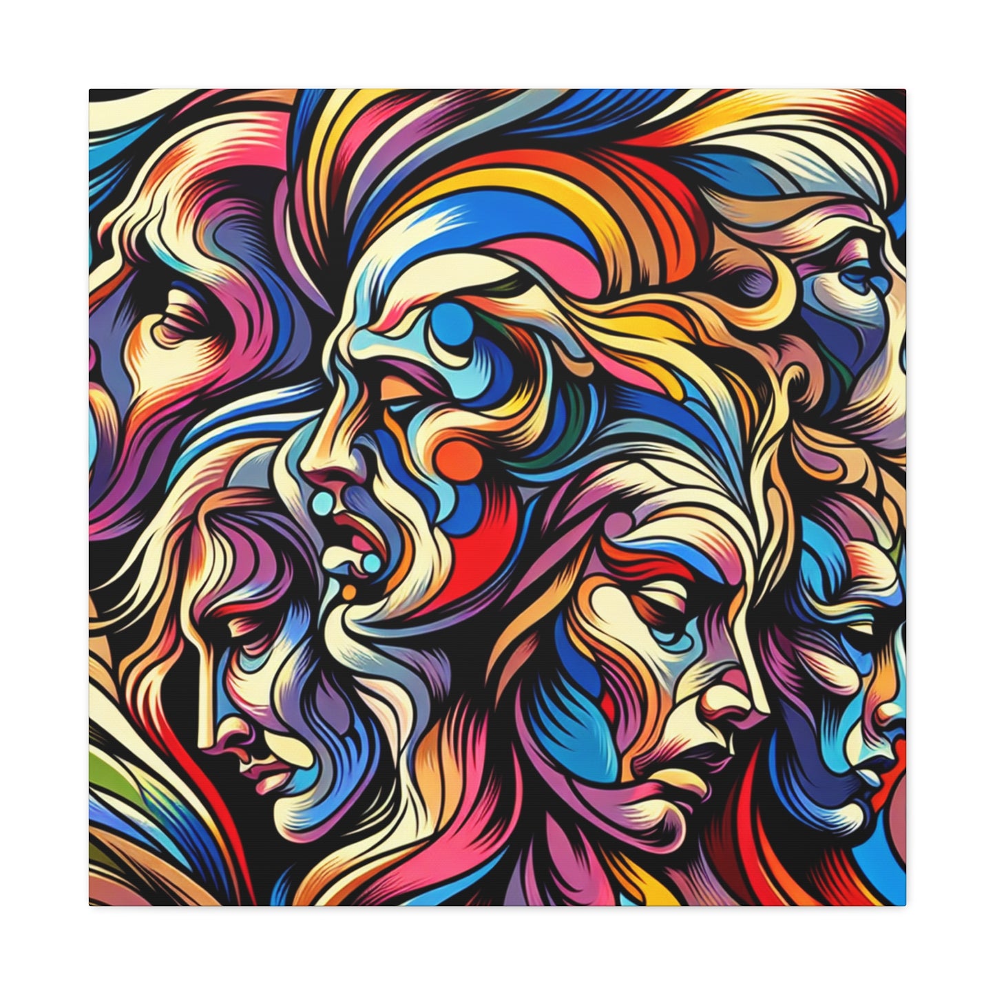 Silent Faces - Canvas
