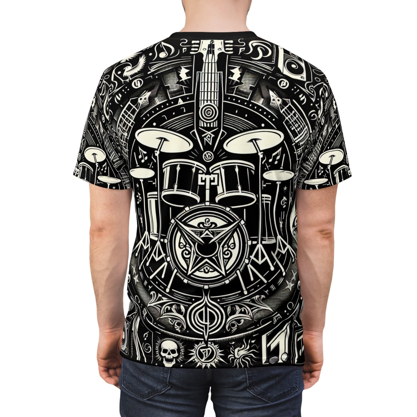 "Riffs of Rebellion: The Ultimate Rock Legend Tee" - Tee
