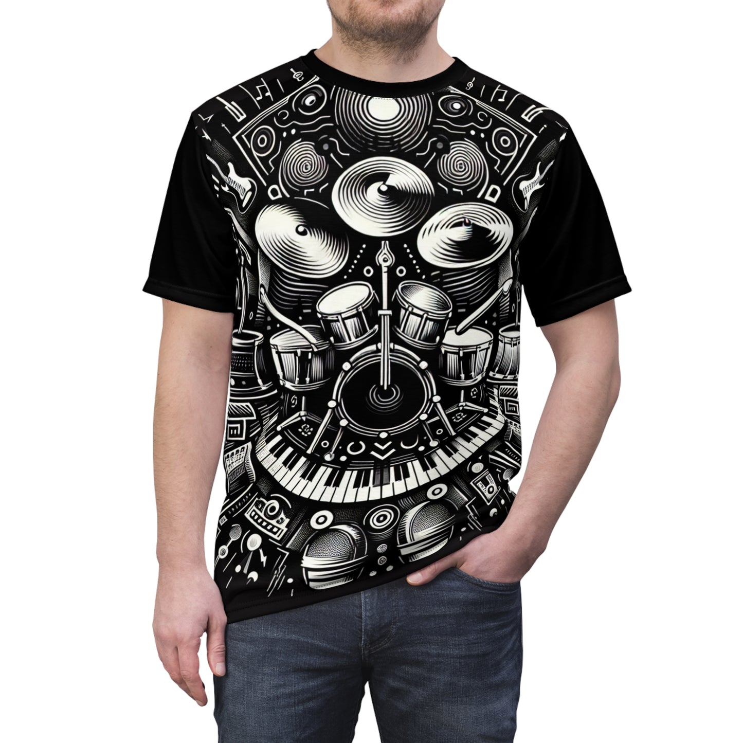 "Riffs of Rebellion Rock Band Tee" - Tee