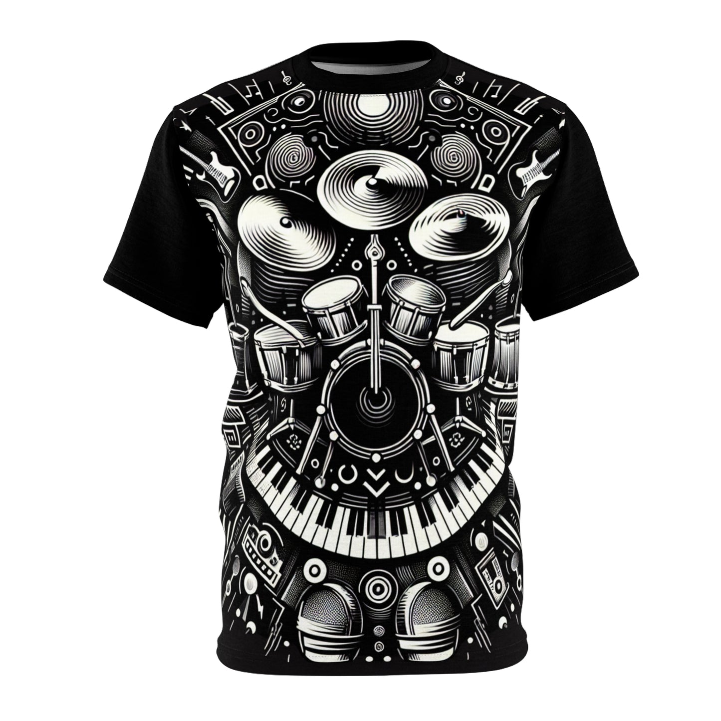 "Riffs of Rebellion Rock Band Tee" - Tee