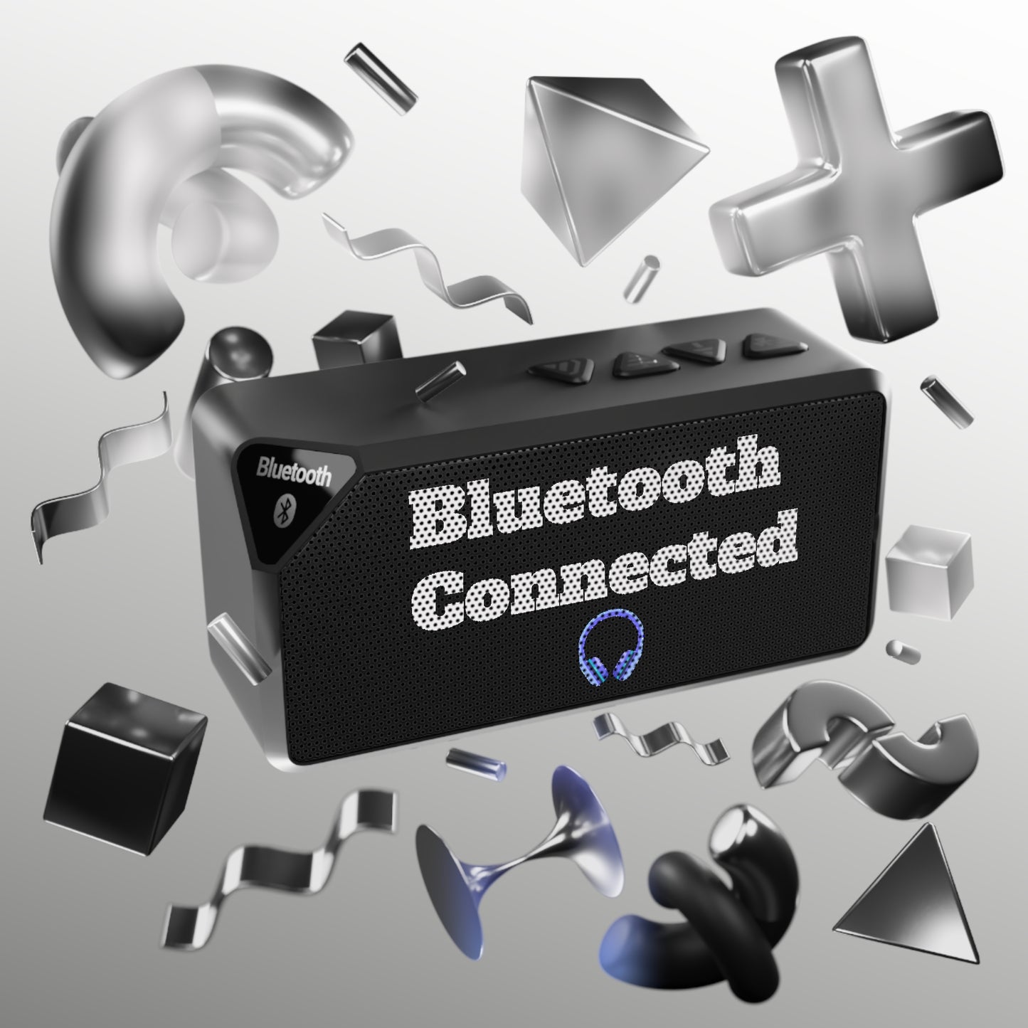 Bluetooth Smart Tech, Jabba Speaker for Music Lovers, Portable Speaker for Parties, Gift for Tech lovers, Wireless Sound System