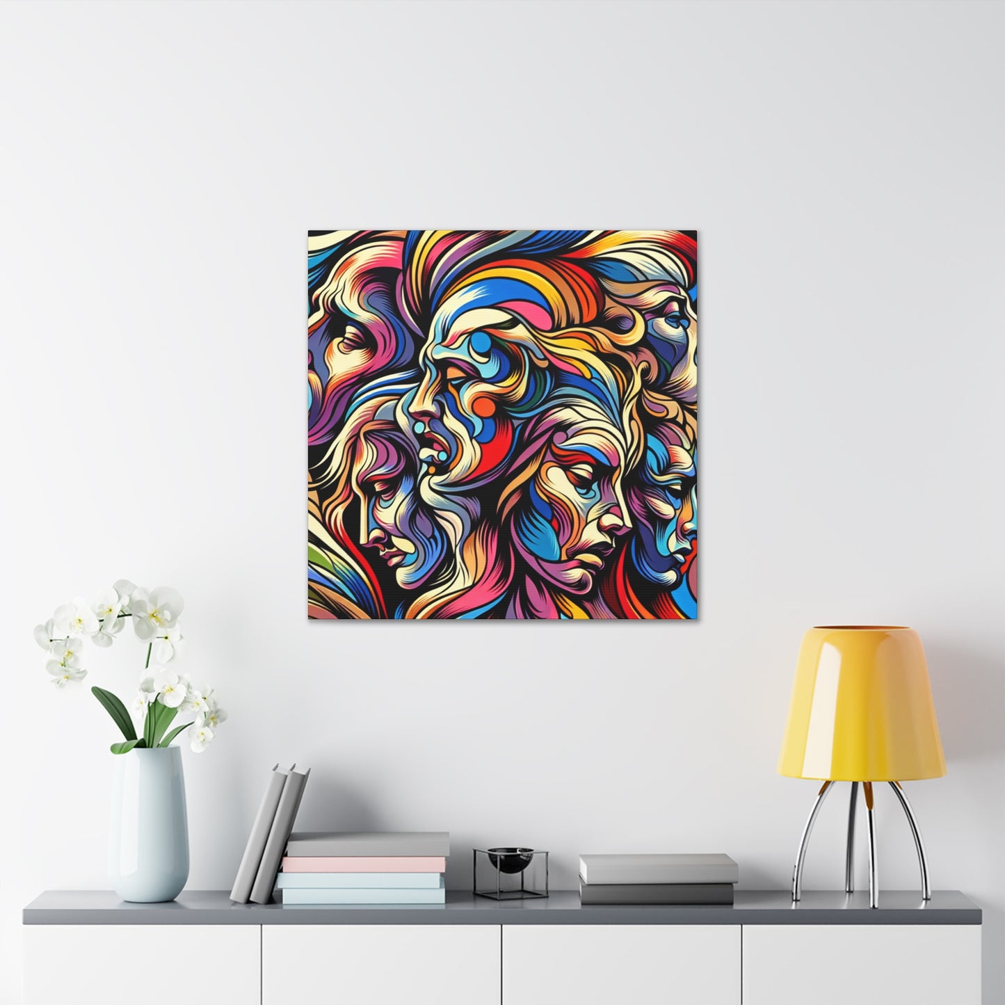 Silent Faces - Canvas