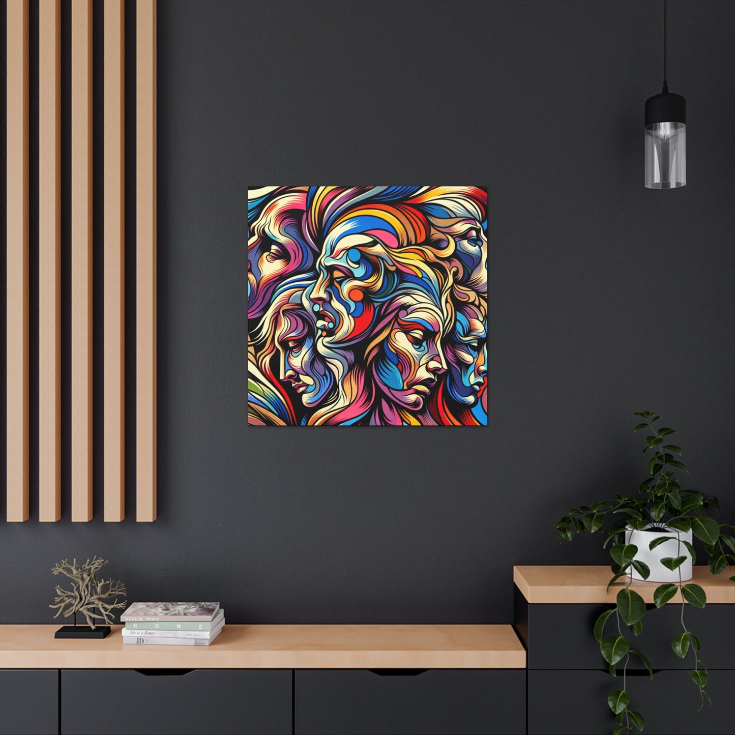 Silent Faces - Canvas