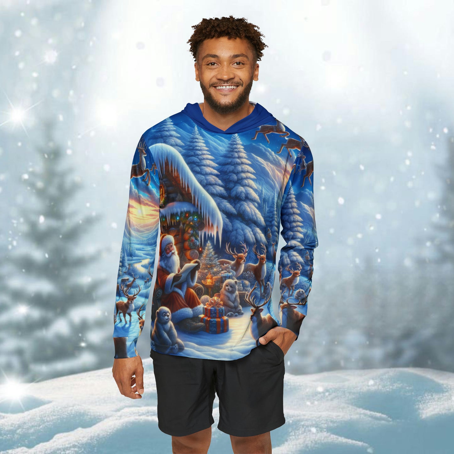 Snowtide Painting. -  Sports Hoddie